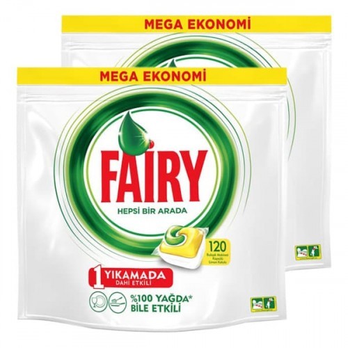 Fairy Hepsi Bir Arada Bulaşık Makinesi Deterjanı Tableti 240 lı