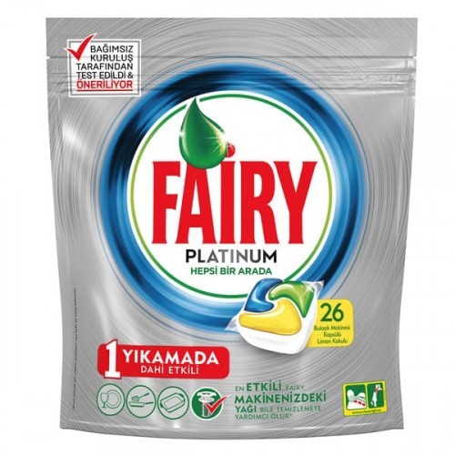 Fairy Platinum Bulaşık Makinesi Kapsülü 26 Yıkama