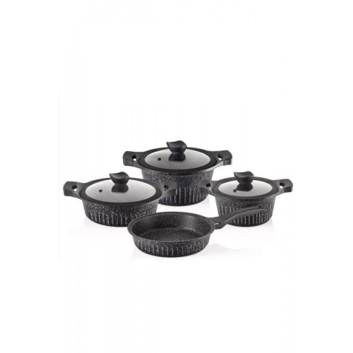 Falez Cool Line Graplus 7 Parça Granit Tencere Seti