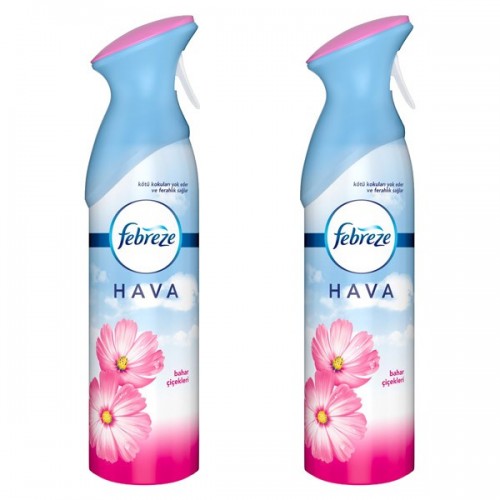 Febreze Hava Ferahlatıcı Sprey Bahar Çiçekleri 300 ml x 2 Adet