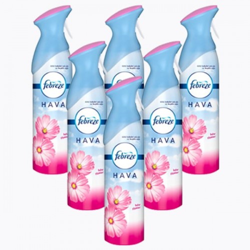 Febreze Hava Ferahlatıcı Sprey Bahar Çiçekleri 300 ml x 6 Adet