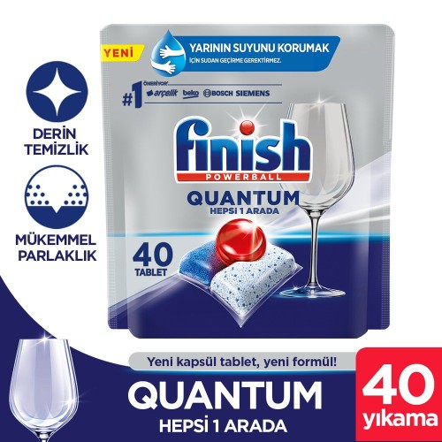 Finish Quantum Bulaşık Bakinesi Tableti 40 lı