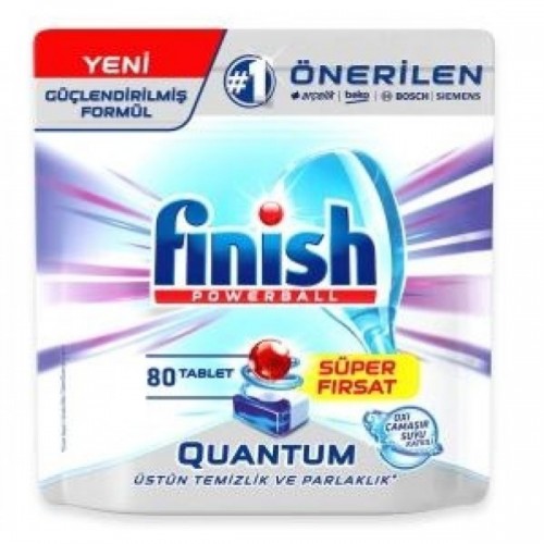 Finish Quantum Oxi Bulaşık Makinesi Tableti 80 li