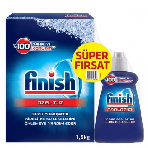 Finish Tuz 1,5 kg + Parlatıcı 250 ml