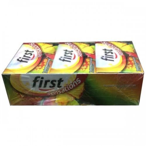 First Sensations Tropikal Aromalı Sakız 27 gr x 12 Adet