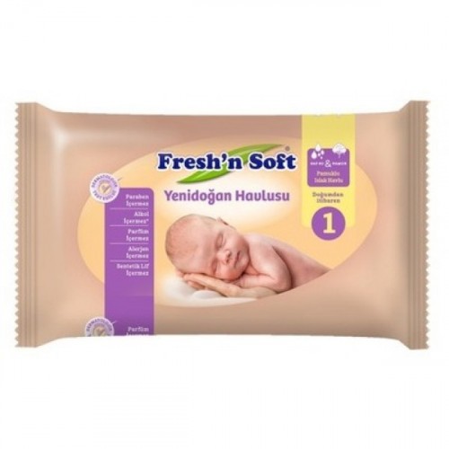 Freshn soft Baby Yeni Doğan Islak Havlu 40 Yaprak