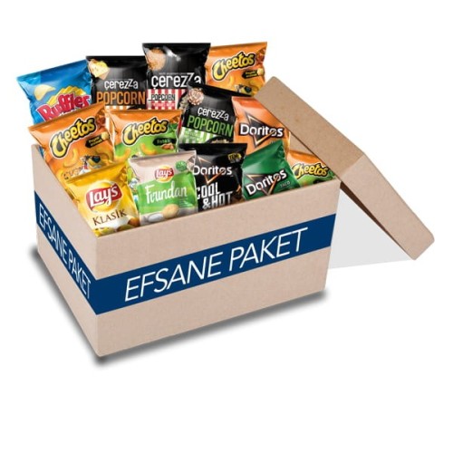 Lays - Ruffles - Doritos Efsane Atıştırmalık Paketi (13 Çeşit Cips)