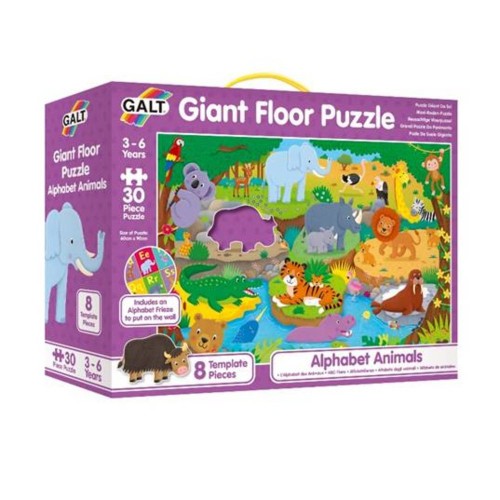 Galt Giant Floor Puzzle Alphabet Animals 30 parça 3-6 Yaş