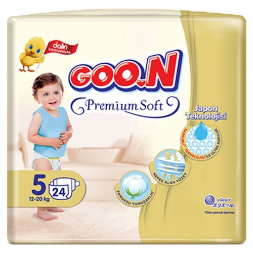 Goon Bebek Bezi Premium Junior 5 No 24 lü