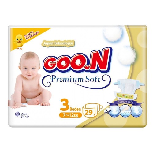 Goon Bebek Bezi Premium Soft Midi 3 No 29 lu