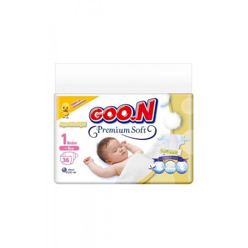 Goon Bebek Bezi Premium Soft Yenidoğan 1 No 36 lı