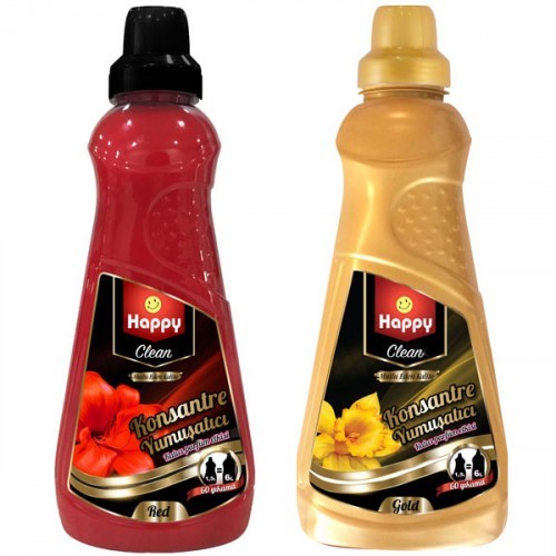 Happy Clean Konsantre Yumuşatıcı Red 1500 ml  + Gold 1500 ml