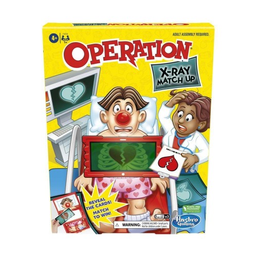 Hasbro Operasyon Röntgeni Eşleştirme Masa Oyunu F4259