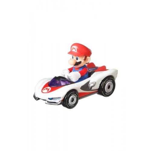 Hot Wheels Mario Kart Karakter Araçlar Mario P-Wing Kart GBG25-GJH62