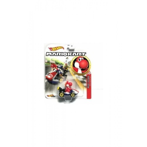 Hot Wheels Mario Kart Karakter Araçlar Red Yoshi GBG25-GPD90