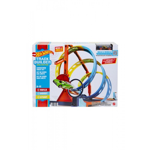 Hot Wheels Track Builder Spiral Dönüşlü Pist Seti HDX79