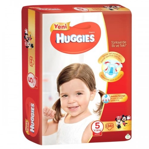 Huggies Bebek Bezi Jumbo Junior 5 Beden 34 lü