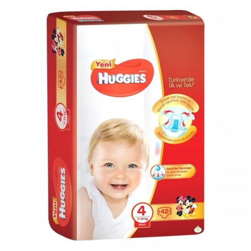 Huggies Bebek Bezi Jumbo Maxi 4 Beden 42 li