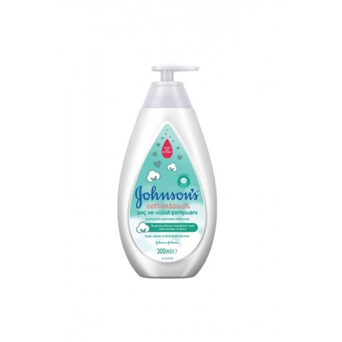 Johnsons Baby Cotton Touch Yenidoğan Saç ve Vücut Şampuanı 300 ml