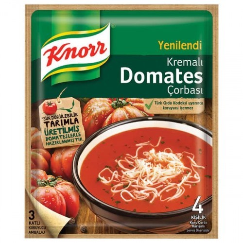 Knorr Hazır Kremalı Domates Çorbası 69 gr
