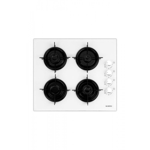 Kumtel KO-40 TAHDF Beyaz Cam Ankastre Ocak