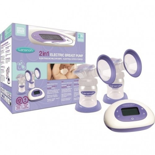 Lansinoh 2'si 1 Arada Elektrikli Göğüs Pompası