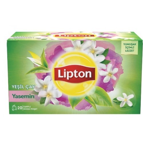 Lipton Bardak Poşet Yeşil Çay Yaseminli 20 li