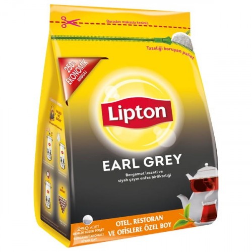 Lipton Demlik Poşet Çay Earl Grey 250 li (800 gr)