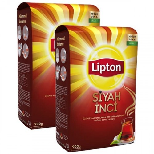 Lipton Dökme Çay Siyah İnci 900 gr x 2 Adet