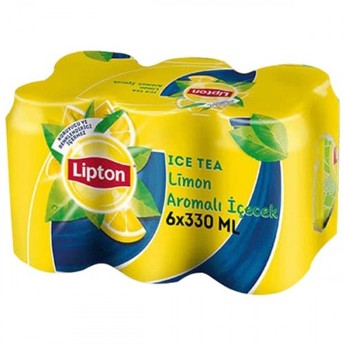 Lipton Ice Tea Limon Kutu 330 ml x 6 Adet