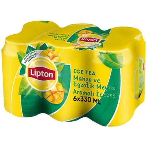 Lipton Ice Tea Mango Kutu 330 ml x 6 Adet