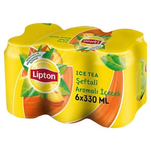 Lipton Ice Tea Şeftali Kutu 330 ml x 6 Adet
