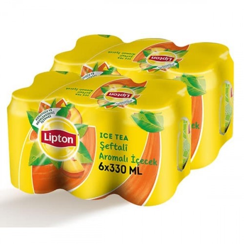 Lipton Ice Tea Şeftali Kutu 330 ml x 12 Adet