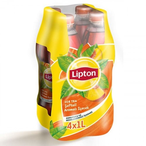 Lipton Ice Tea Şeftali Pet 1 Litre x 4 Adet