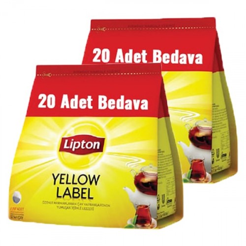 Lipton Demlik Poşet Çay Yellow Label 120 li x 2 Adet
