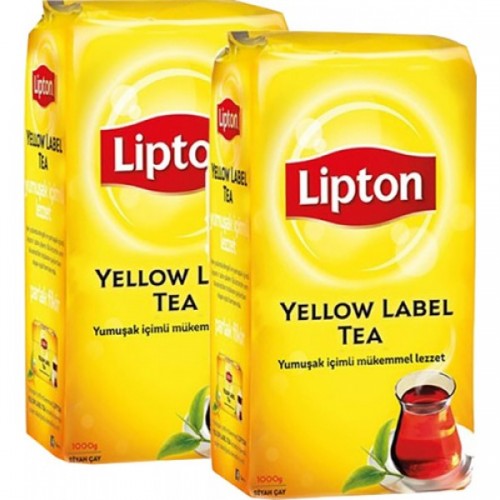 Lipton Yellow Label Dökme Çay 1000 gr x 2 Adet