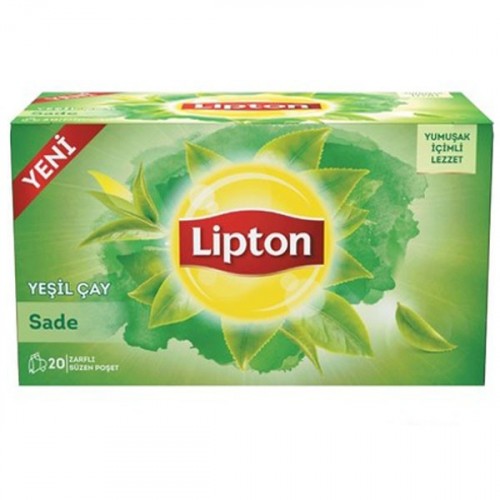 Lipton Bardak Poşet Yeşil Çay Sade 20 li
