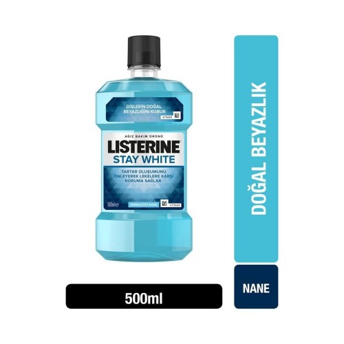 Listerine Ağız Bakım Suyu Stay White 500 ml