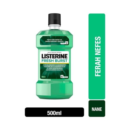 Listerine Ağız Bakm Suyu Fresh Burst Ferah Nane 500 ml