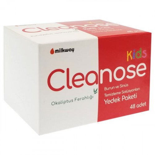 Milkway Cleanose Kids Burun ve Sinüs Temizleme Solüsyonu Yedek 48 li