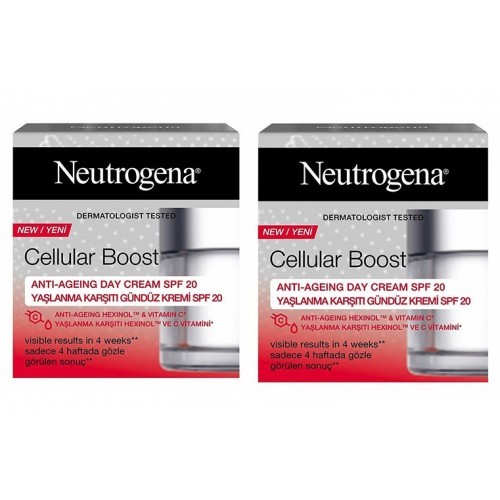 Neutrogena Cellular Boost Yaşlanma Karşıtı Gündüz + Gece Kremi 50 ml