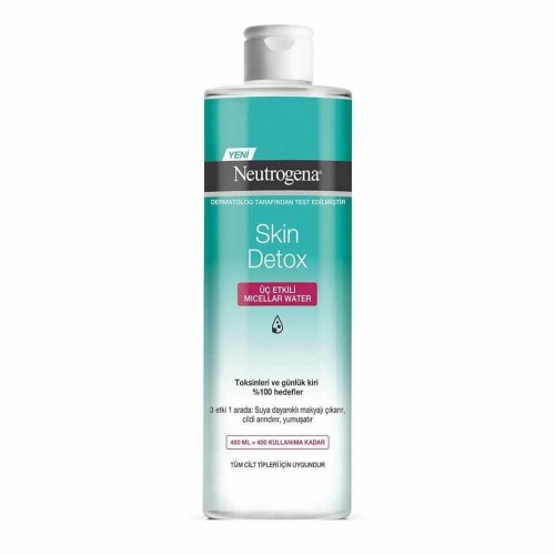 Neutrogena Skin Detox Üç Etkili Miceller Makyaj Temizleme Suyu 400 ml