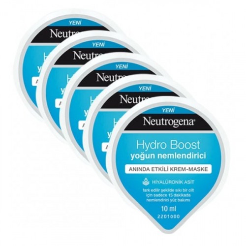 Neutrogena Hydro Boost Yoğun Nemlendirici Krem Maske 10 ml x 5 Adet