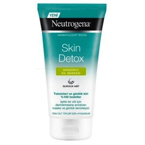 Neutrogena Skin Detox Arındırıcı Kil Maskesi 150 ml