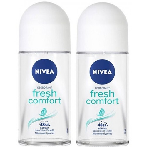 Nivea Fresh Comfort Kadın Roll-on 50 ml x 2 Adet