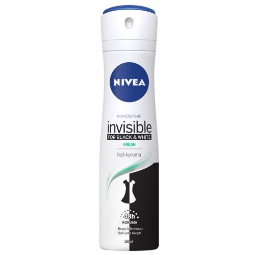 Nivea Invisible Black & White Fresh Kadın Deodorant 150 ml