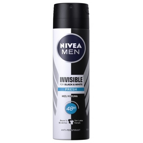 Nivea Men Invisible Black & White Fresh Deodorant 150 ml