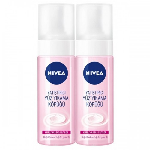 Nivea Yatıştırıcı Yüz Yıkama Köpüğü Kuru Ciltler 150 ml x 2 Adet