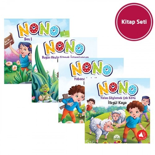 Nono Kitap Seti - 4 Adet (Sesli) - İlkgül Kaya