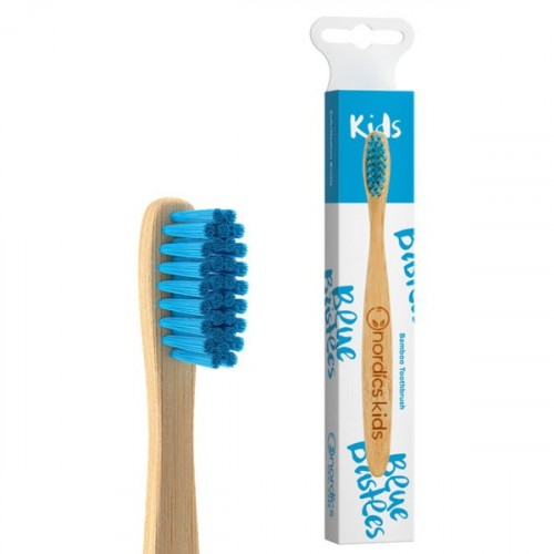 Nordics Bambu Çocuk Diş Fırçası - Mavi